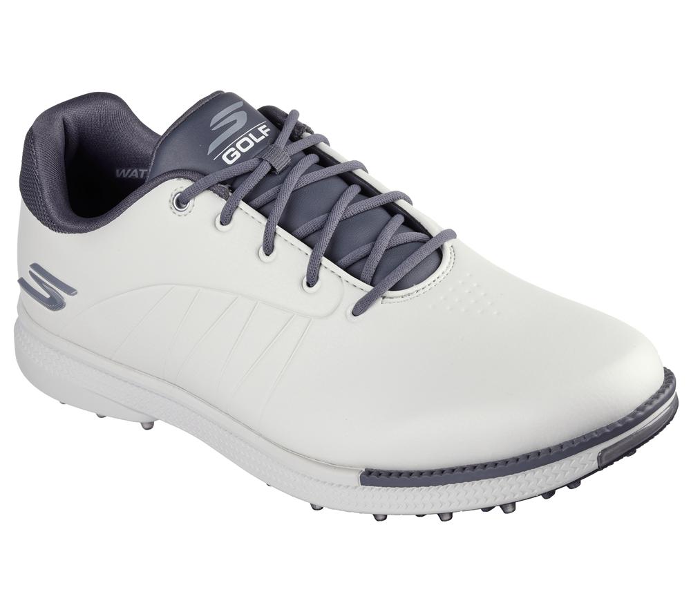 Men Skechers GO GOLF Tempo GF Sneakers Natural / Gray  USA |  3291-KGMUT