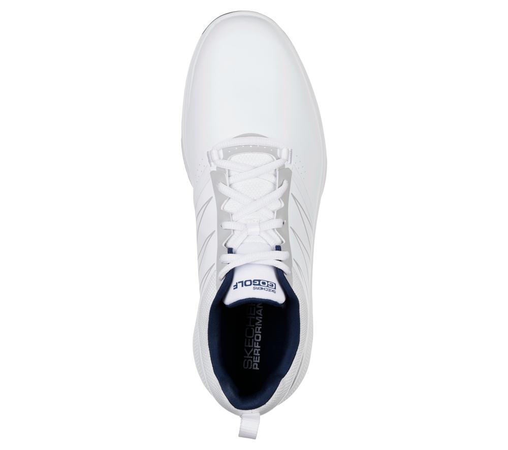Men Skechers GO GOLF Torque Sneakers White / Navy  USA |  9573-TUCHG