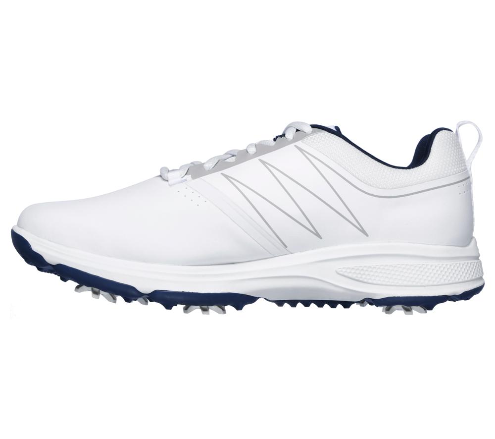 Men Skechers GO GOLF Torque Sneakers White / Navy  USA |  9573-TUCHG