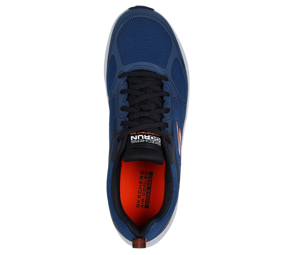 Men Skechers GO RUN Consistent 2.0 - Haptic Vision Sneakers Navy  USA |  0294-WVKXA