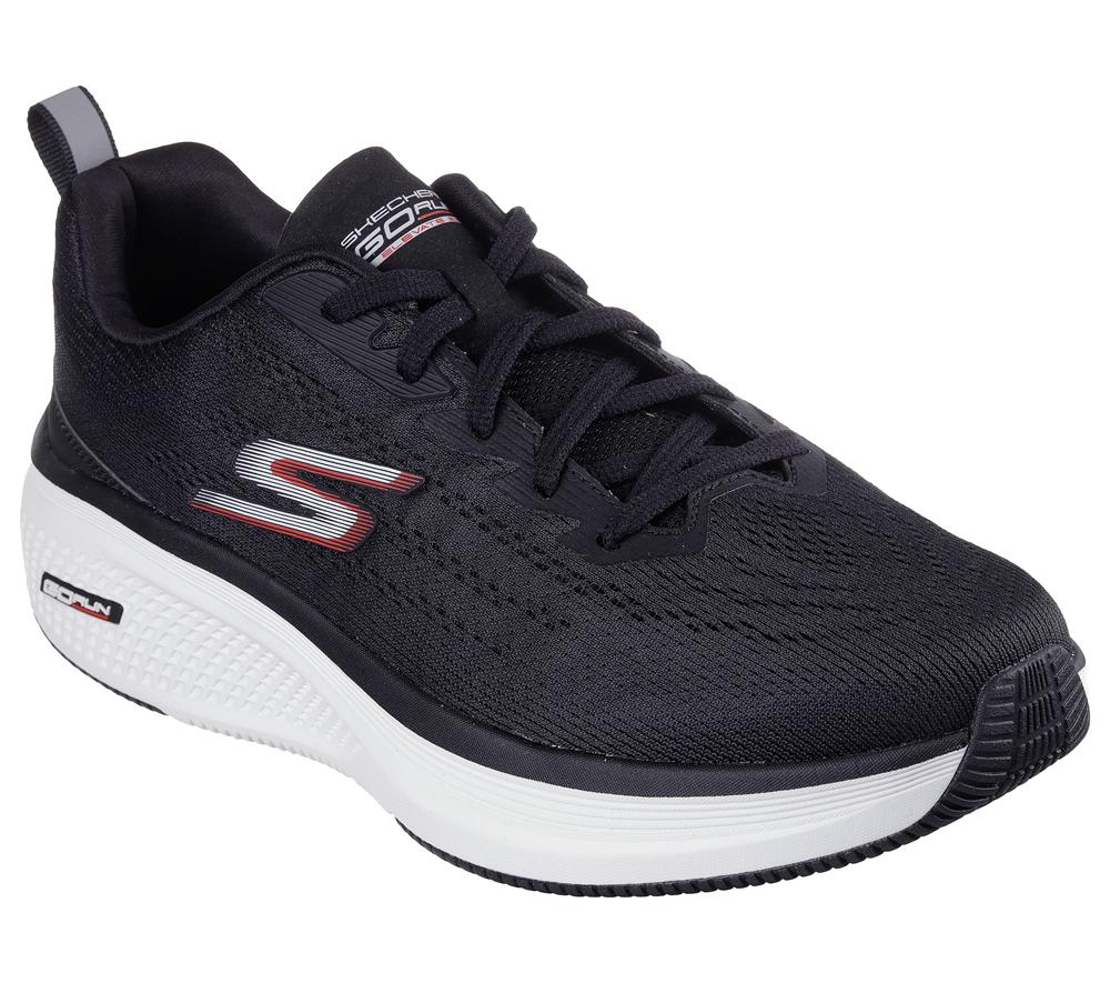 Men Skechers GO RUN Elevate 2.0 - Fluid Motion Sneakers Black  USA |  0627-RQAPV