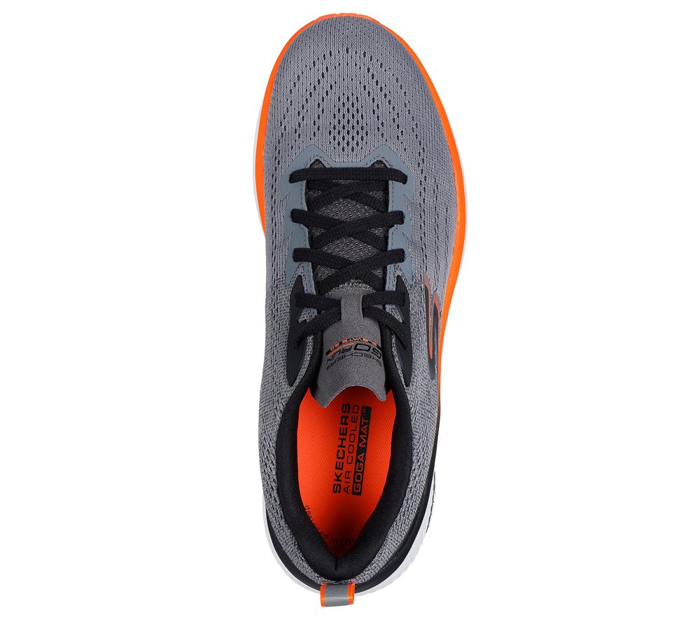 Men Skechers GO RUN Elevate 2.0 - Fluid Motion Lace Up Charcoal  USA |  7429-ISGOV