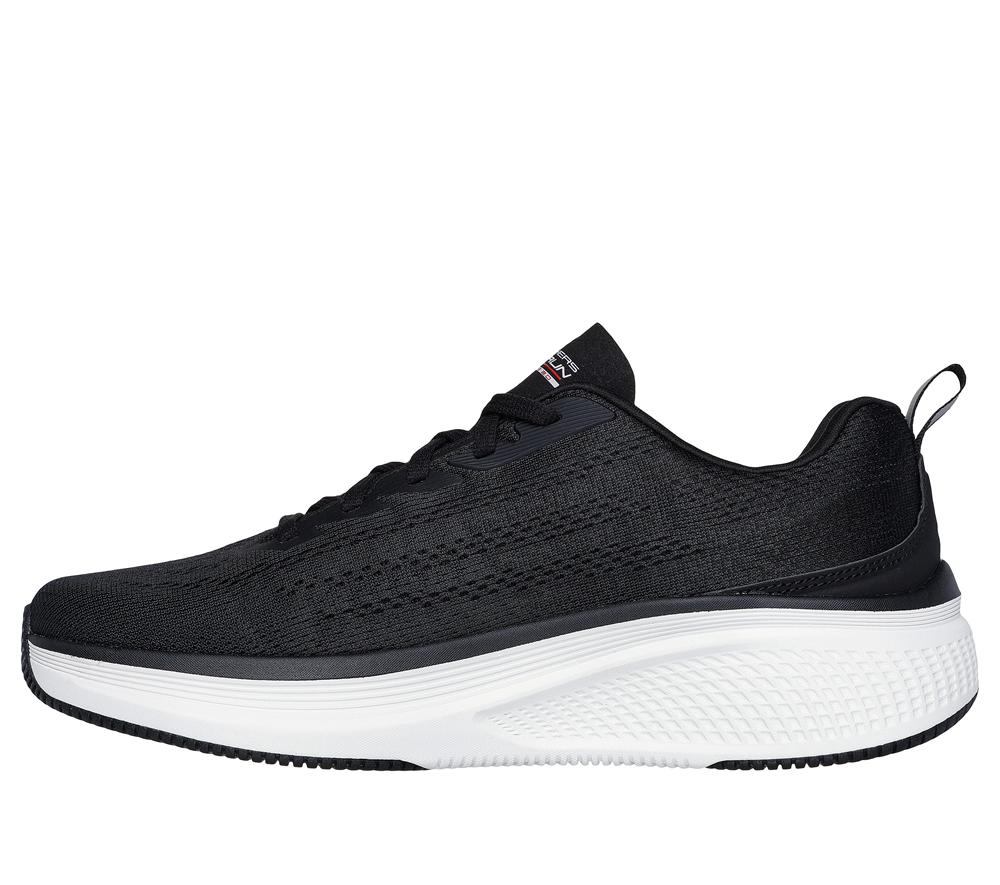 Men Skechers GO RUN Elevate 2.0 - Fluid Motion Lace Up Black  USA |  7149-OBVLH