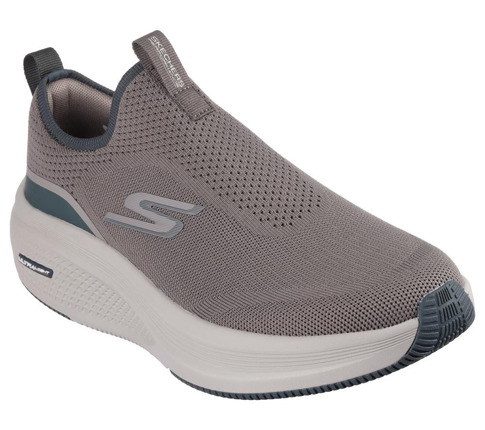 Men Skechers GO RUN Elevate 2.0 - Upraise 2.0 Slip On Shoes Brown  USA |  6371-CJAFB