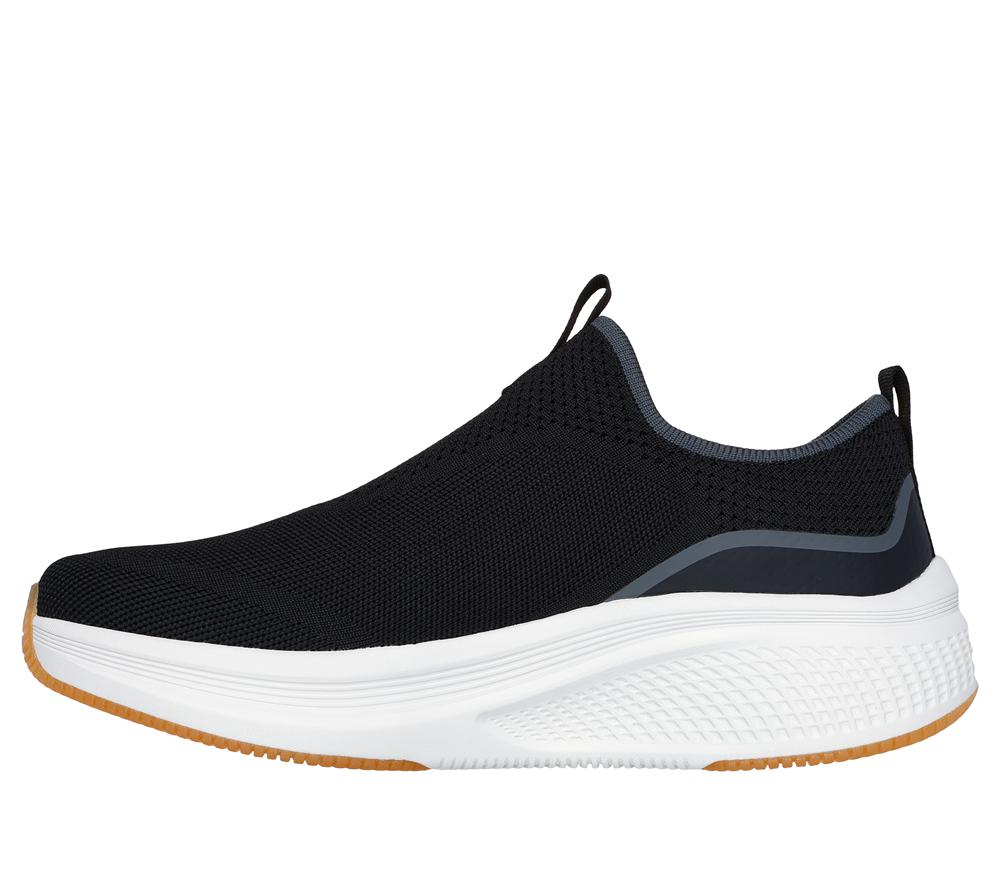Men Skechers GO RUN Elevate 2.0 - Upraise 2.0 Slip On Shoes Black  USA |  8964-SPQYE