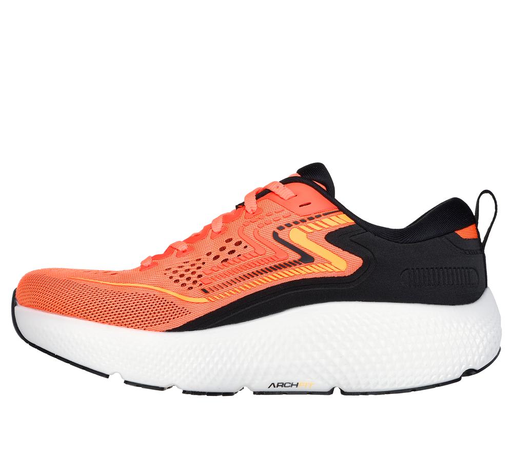 Men Skechers GO RUN Max Road 6 Sneakers Red / Black  USA |  2768-EGVOM