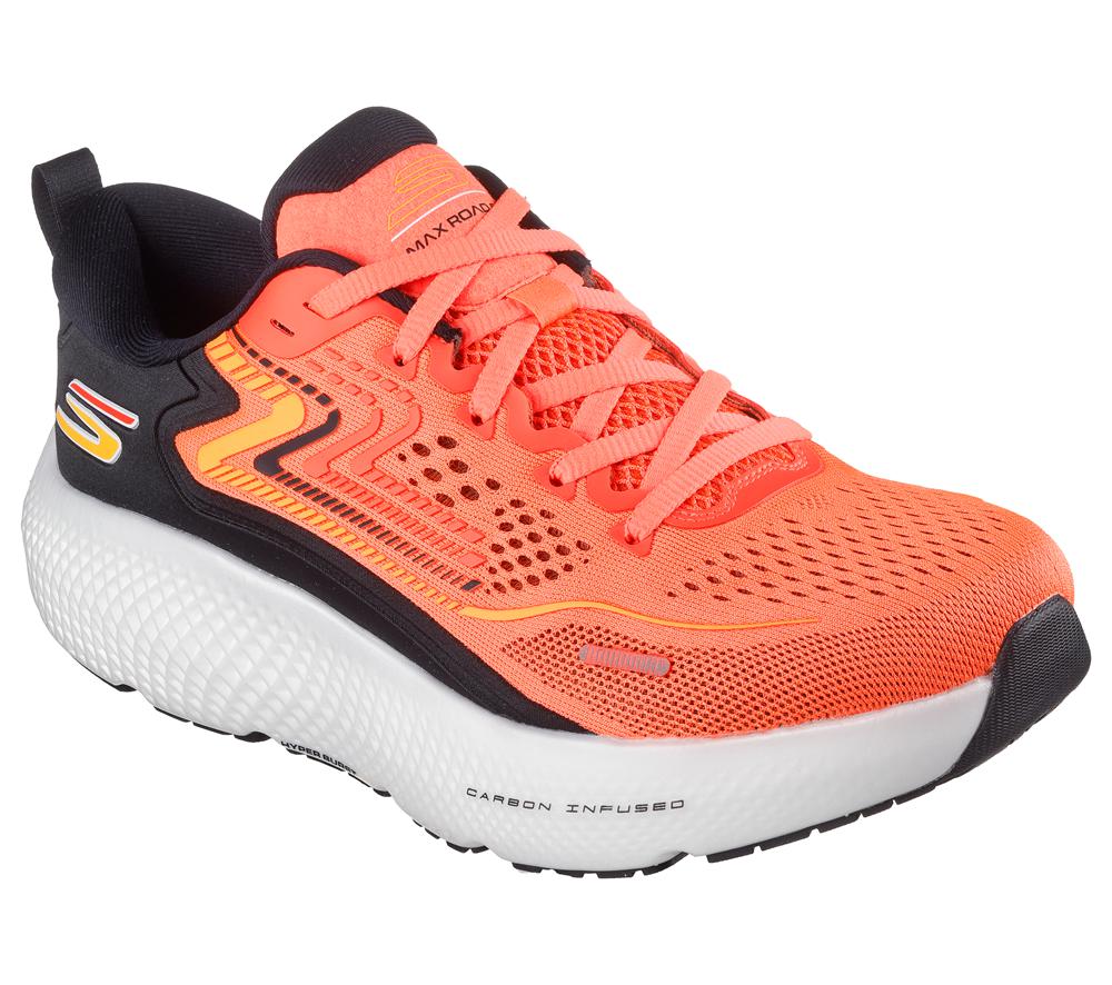 Men Skechers GO RUN Max Road 6 Sneakers Red / Black  USA |  2768-EGVOM