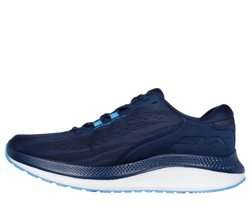 Men Skechers GO RUN Persistence 2 Lace Up Navy  USA |  9738-YGKEL