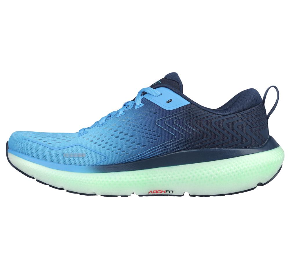 Men Skechers GO RUN Ride 11 Sneakers Blue  USA |  4751-DJCXO