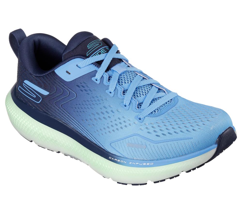 Men Skechers GO RUN Ride 11 Sneakers Blue  USA |  4751-DJCXO
