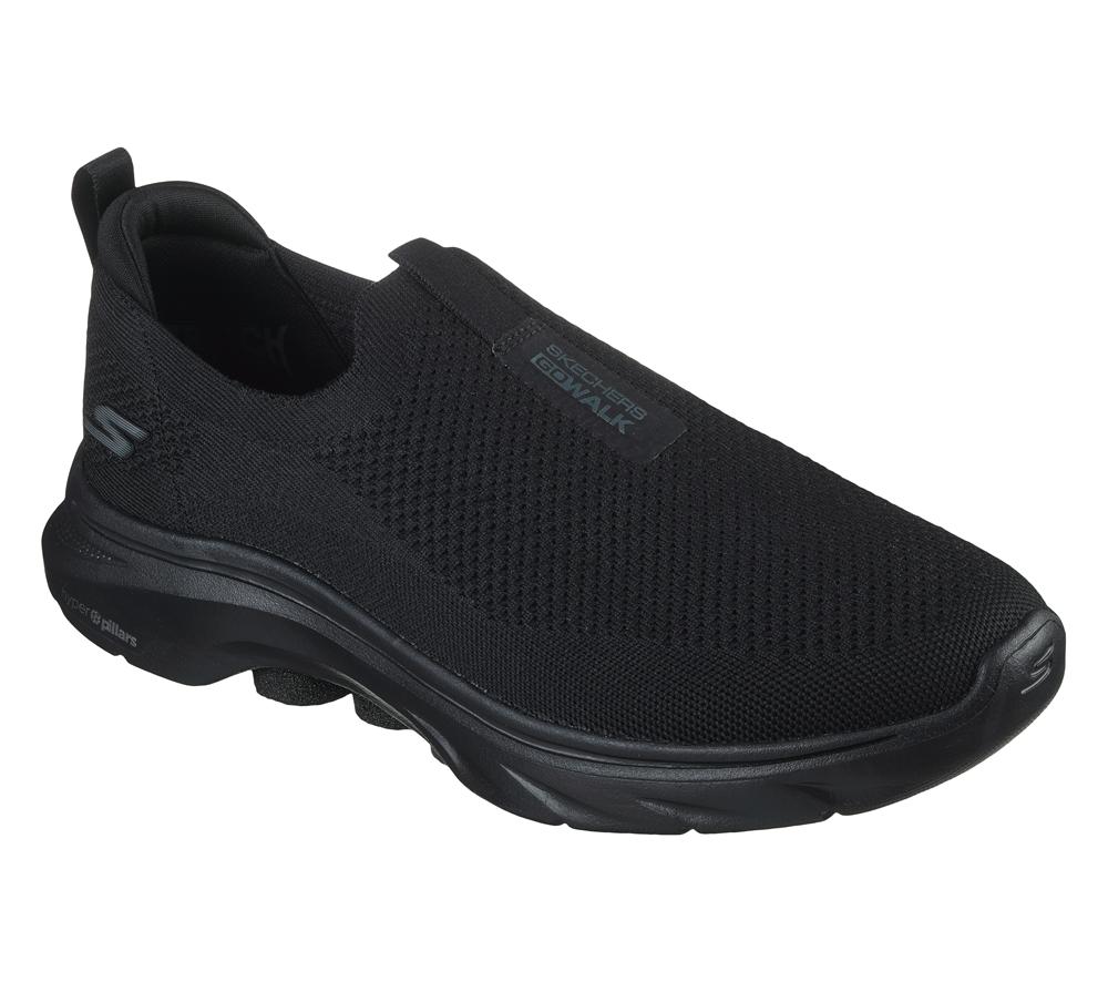 Men Skechers GO WALK 7 Sneakers Black  USA |  5623-QEKUG
