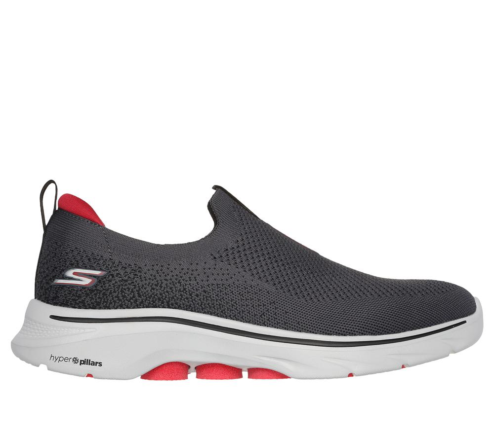 Men Skechers GO WALK 7 Sneakers Charcoal / Black  USA |  1043-VURAF