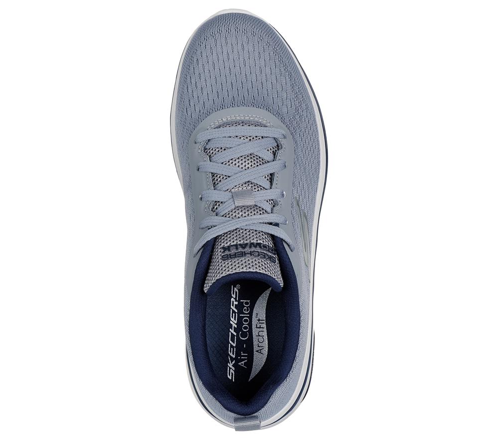 Men Skechers GO WALK Arch Fit 2.0 - Idyllic 2 Sneakers Grey  USA |  2971-IUZSV