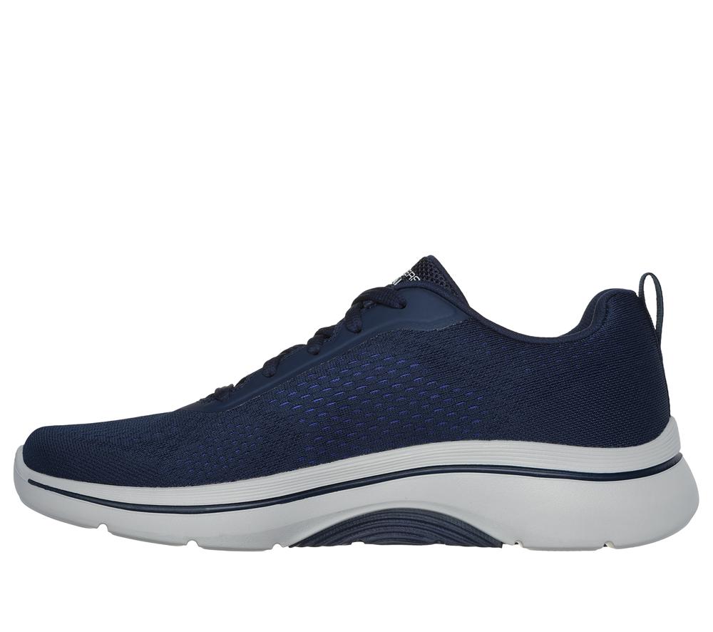 Men Skechers GO WALK Arch Fit 2.0 - Idyllic 2 Lace Up Navy  USA |  3472-ZCBTQ