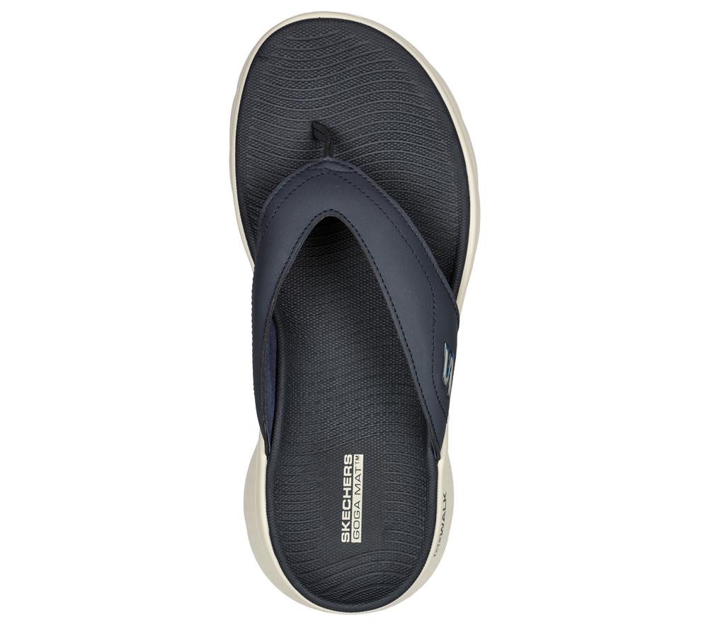 Men Skechers GO WALK Flex Sandal - Vallejo Sandals Navy  USA |  8497-VEIBM