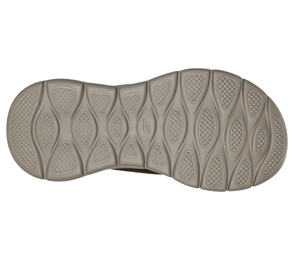 Men Skechers GO WALK Flex Sandal - Vallejo Sandals Chocolate Brown  USA |  0165-GSMXP