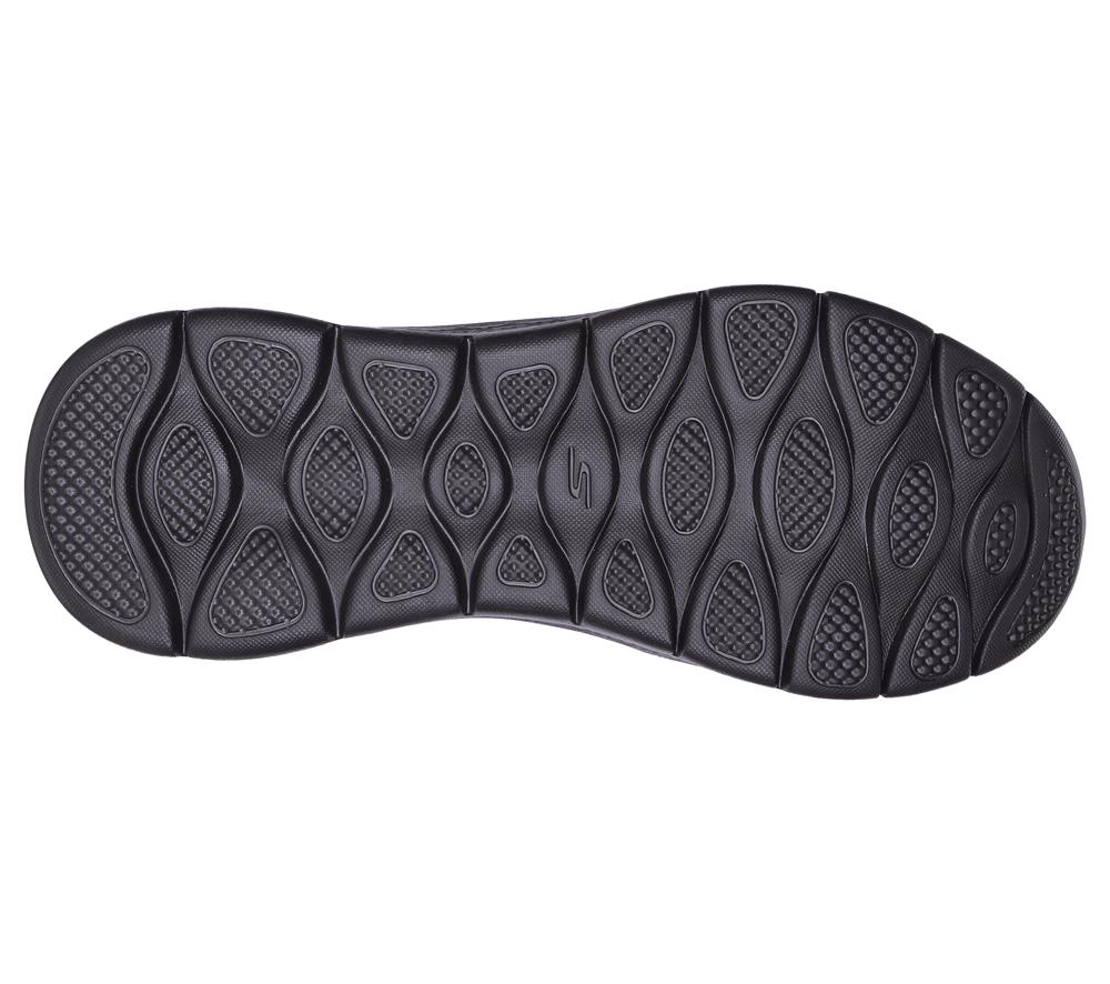 Men Skechers GO WALK Flex - Impeccable II Slip On Shoes Black  USA |  7849-HAYSZ