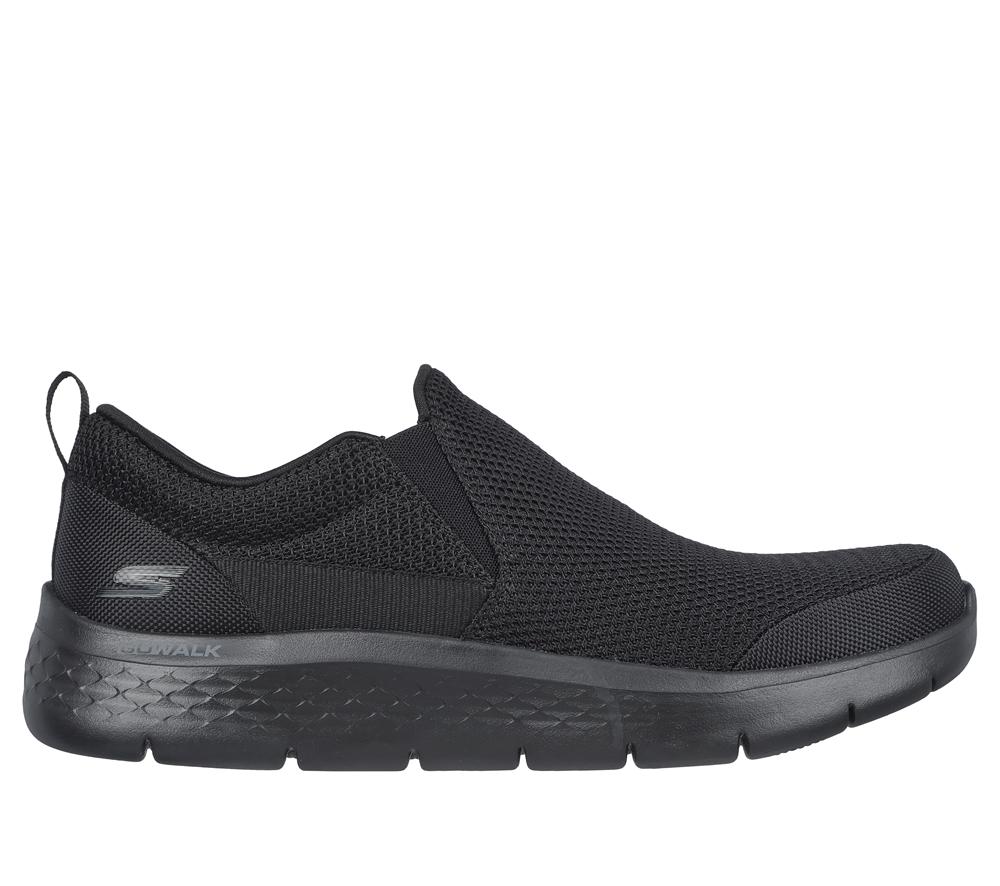 Men Skechers GO WALK Flex - Impeccable II Slip On Shoes Black  USA |  7849-HAYSZ