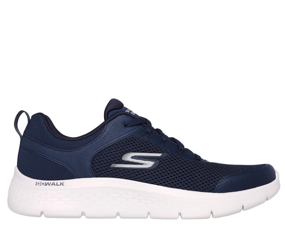 Men Skechers GO WALK Flex - Independent Lace Up Navy  USA |  8195-GTUDL
