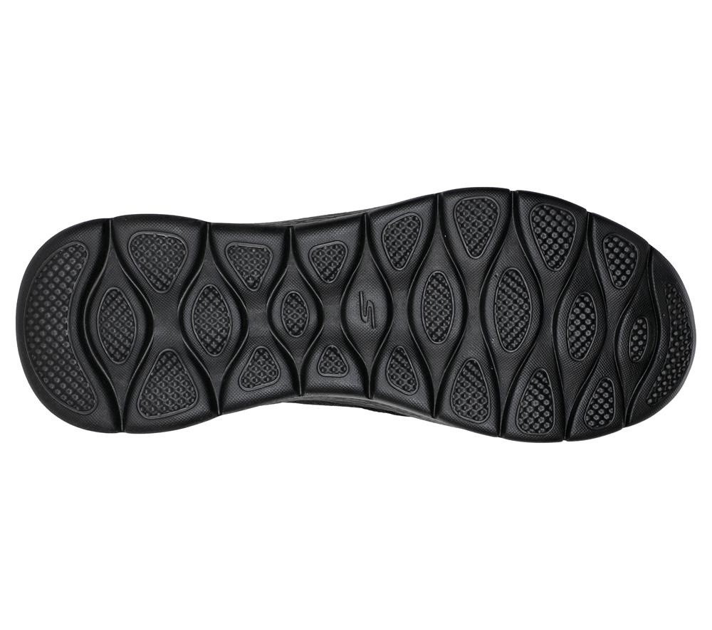 Men Skechers GO WALK Flex - Request Sneakers Black  USA |  5806-VCMZJ