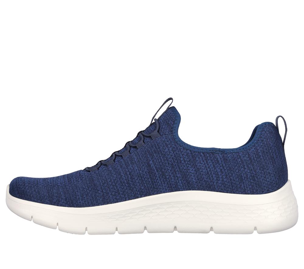 Men Skechers GO WALK Flex - Ultra Slip On Shoes Navy / Blue  USA |  2598-AYOSH