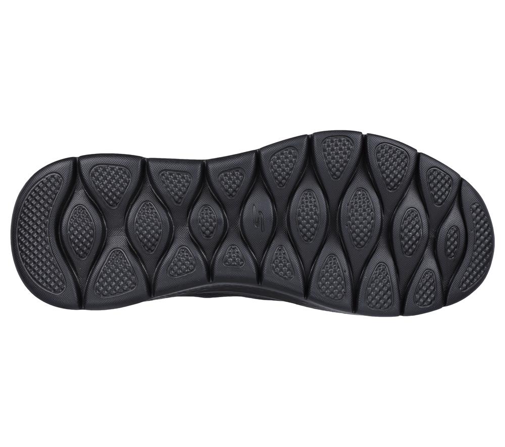 Men Skechers GO WALK Flex - Ultra Slip On Shoes Black  USA |  3806-JBHUF
