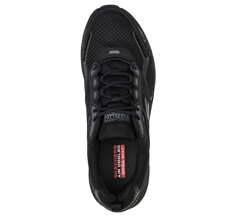 Men Skechers GOrun Consistent Lace Up Black / Charcoal  USA |  3105-IUXCT