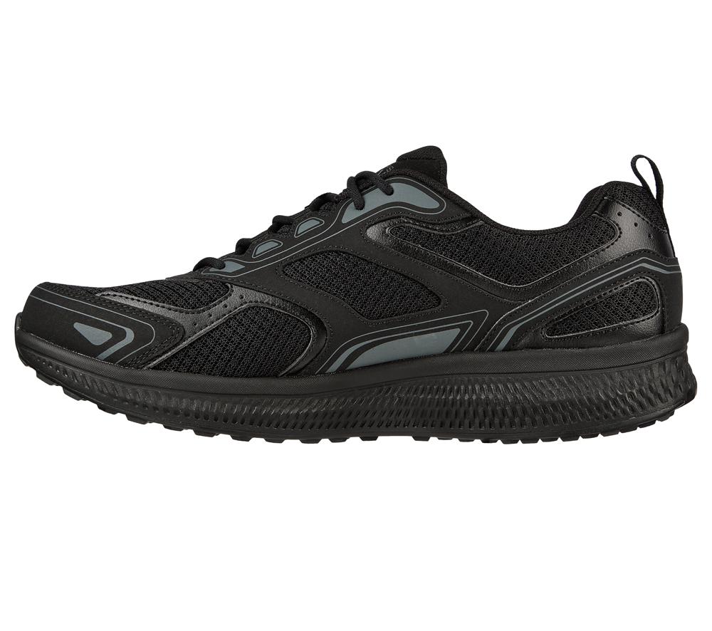 Men Skechers GOrun Consistent Lace Up Black / Charcoal  USA |  3105-IUXCT