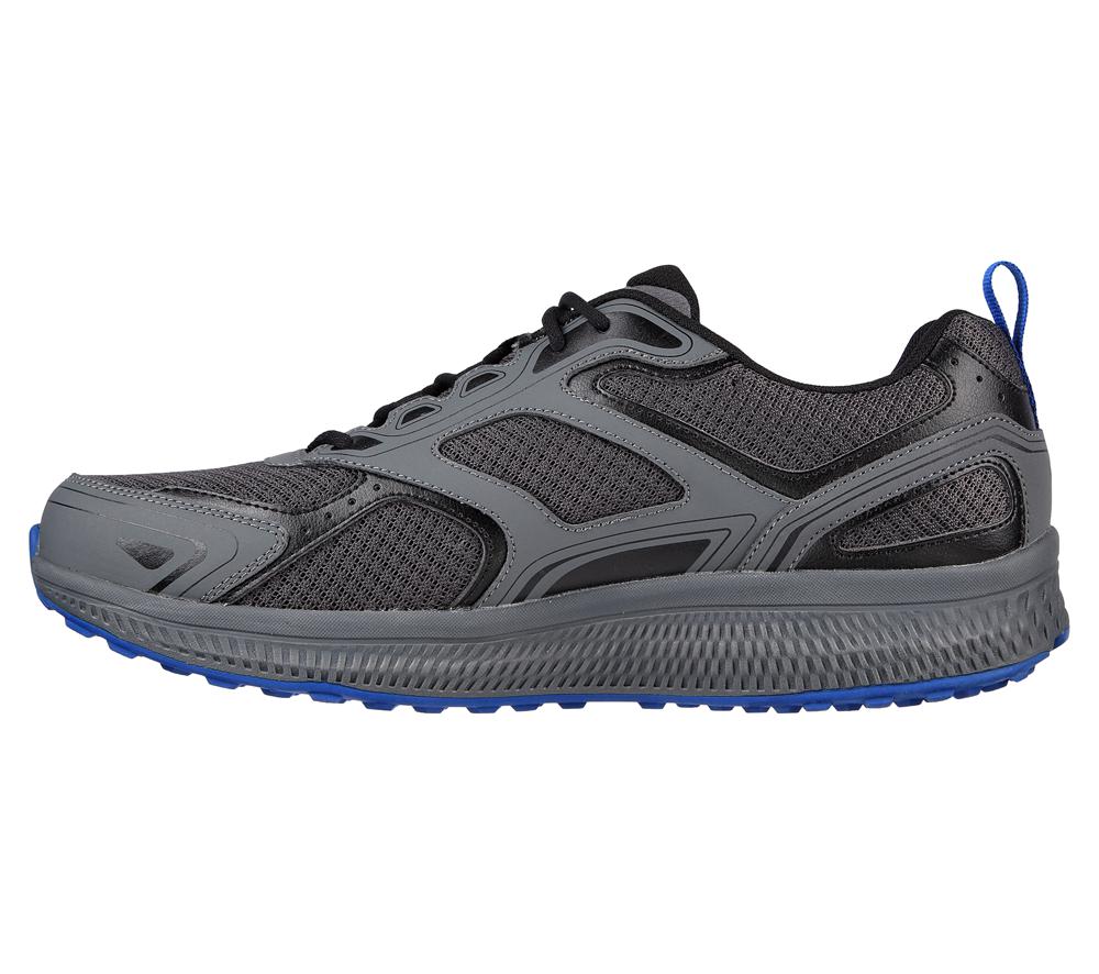 Men Skechers GOrun Consistent Sneakers Charcoal / Blue  USA |  1498-NQFRO