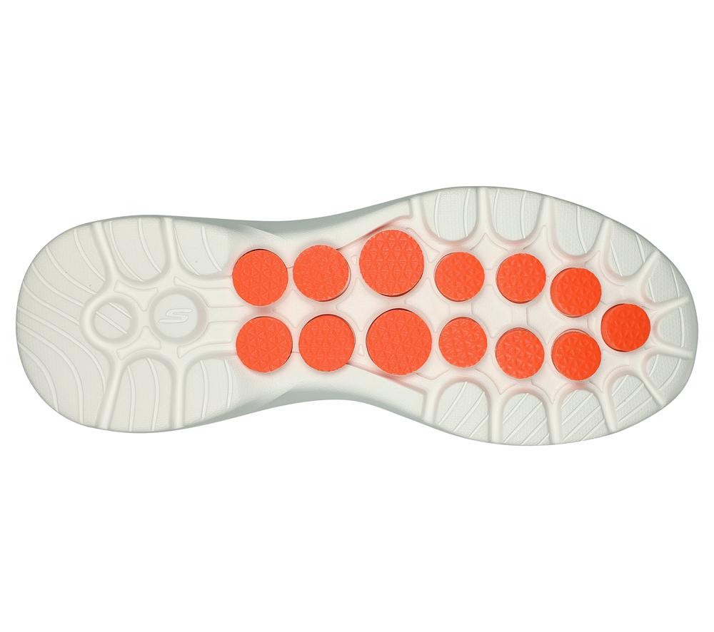 Men Skechers GOwalk 6 Slip On Shoes Navy / Orange  USA |  1624-HMIXB