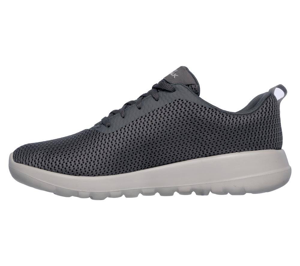 Men Skechers GOwalk Max - Effort Lace Up Charcoal  USA |  7164-ZRUWJ