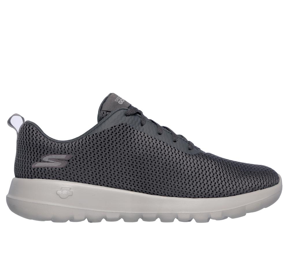 Men Skechers GOwalk Max - Effort Lace Up Charcoal  USA |  7164-ZRUWJ