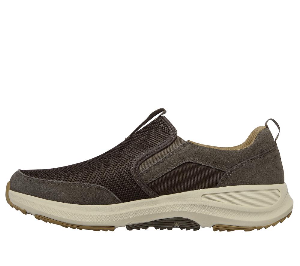 Men Skechers GOwalk Outdoor - Andes Slip On Shoes Brown  USA |  5304-JYCUG