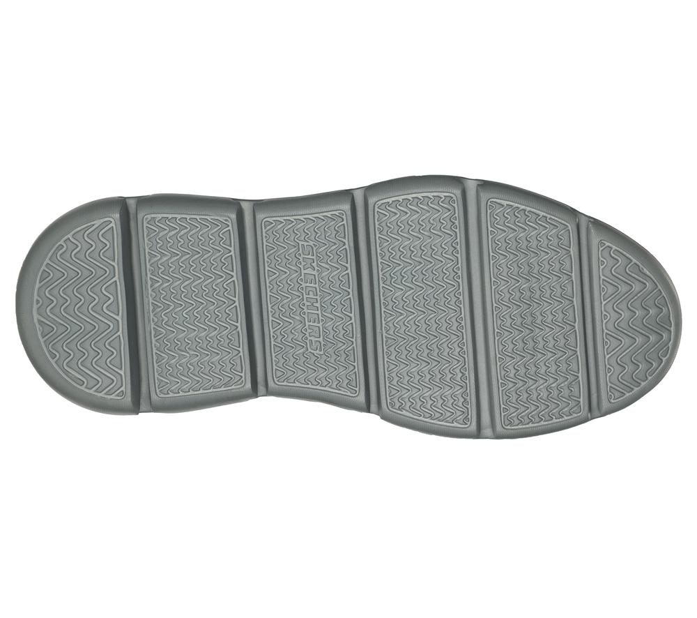 Men Skechers Garza - Fontaine Lace Up Black  USA |  5037-MABWF
