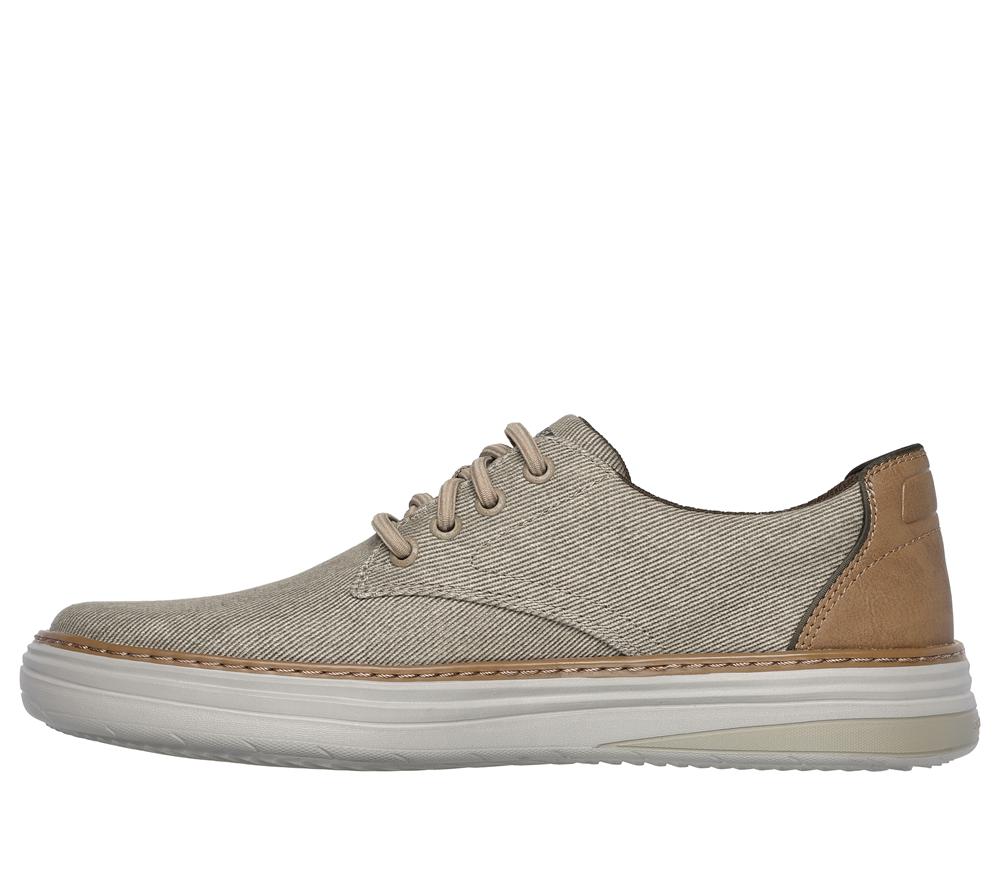 Men Skechers Hyland - Ratner Canvas Shoes Khaki  USA |  2964-XRHON