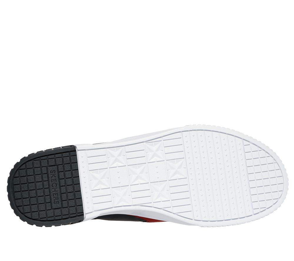 Men Skechers Jade - Alerro Sneakers Black / Red  USA |  4597-DKEGR