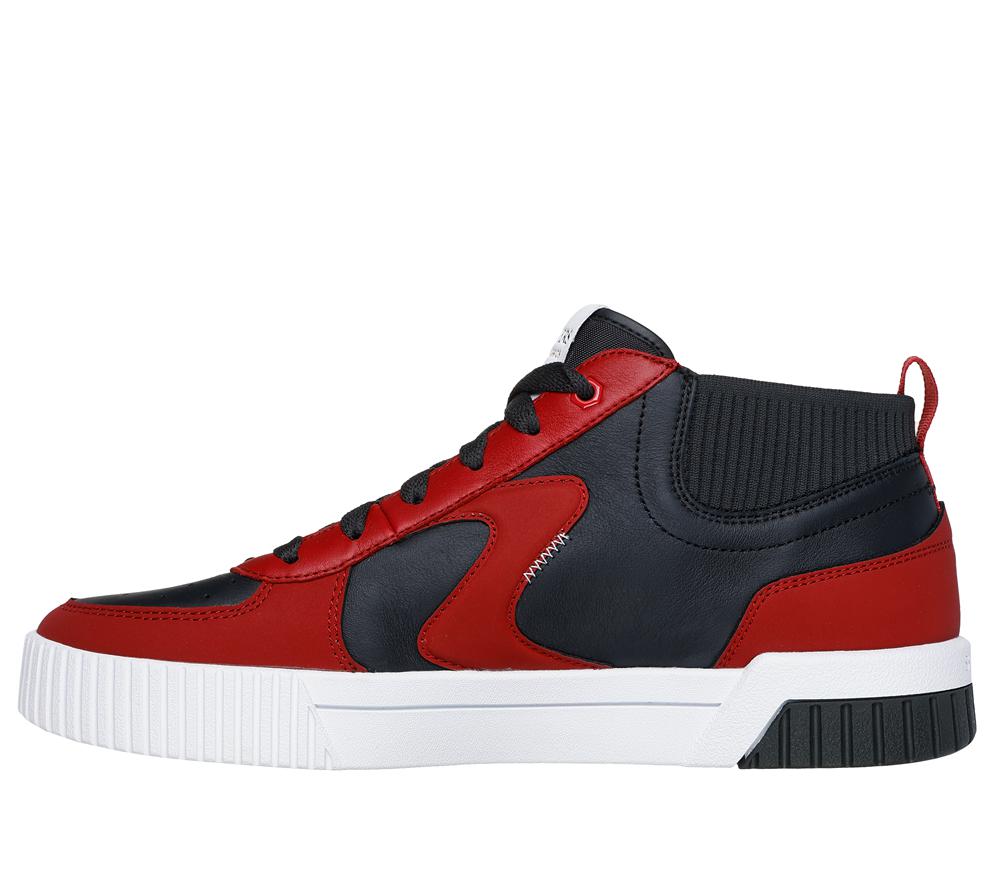 Men Skechers Jade - Alerro Sneakers Black / Red  USA |  4597-DKEGR
