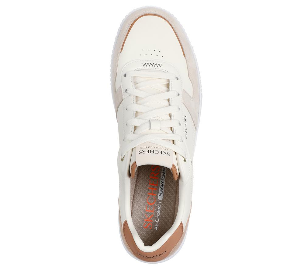 Men Skechers Jade - Kovos Lace Up Natural / Brown  USA |  9325-WDJKS