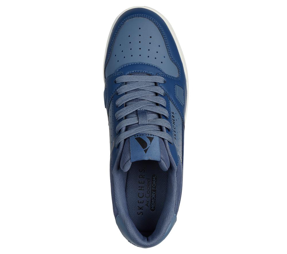 Men Skechers Koopa Court - Tiebreak Lace Up Navy  USA |  1394-WTCKB