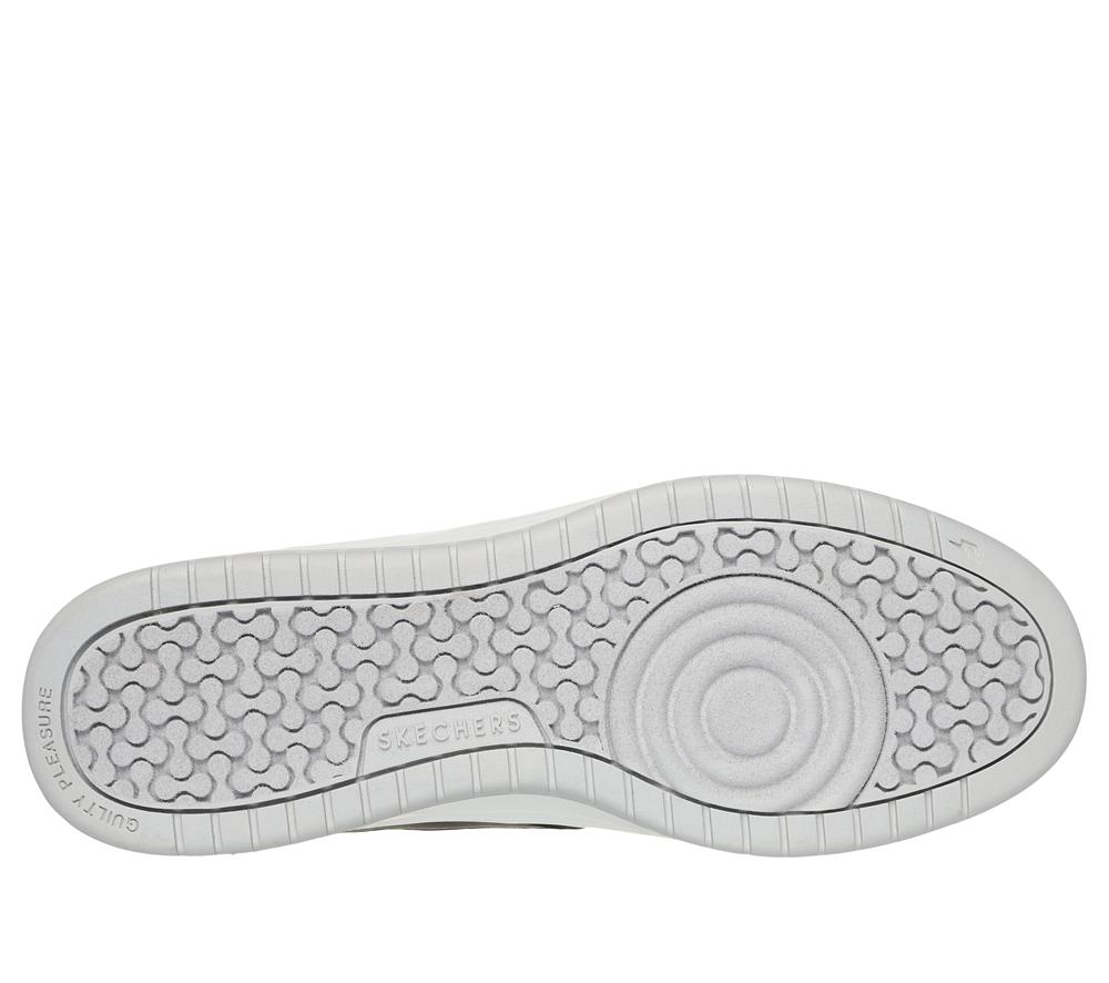 Men Skechers Koopa Court - Tiebreak Lace Up Black  USA |  5847-DKOUI