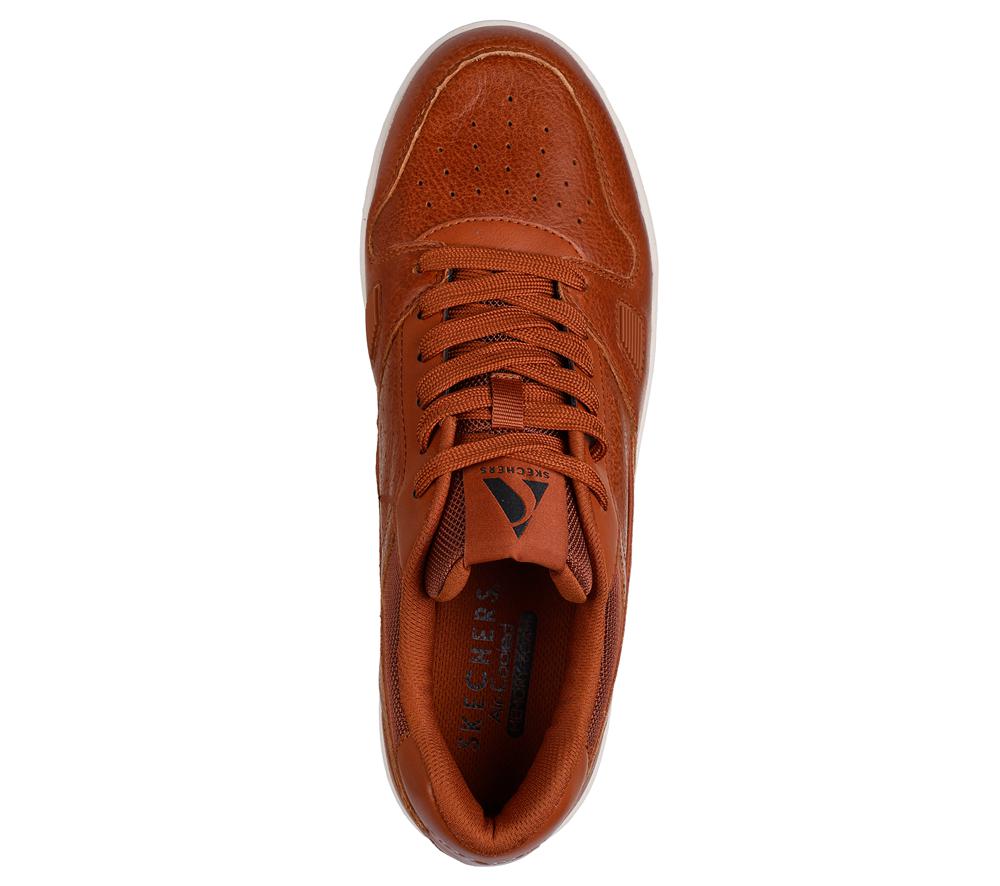 Men Skechers Koopa - Craft Leather Lace Up Luggage Brown  USA |  0258-VKJCX