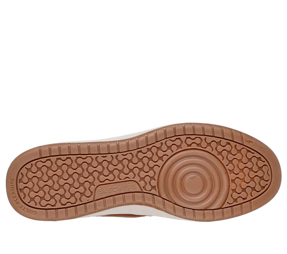 Men Skechers Koopa - Craft Leather Lace Up Luggage Brown  USA |  0258-VKJCX