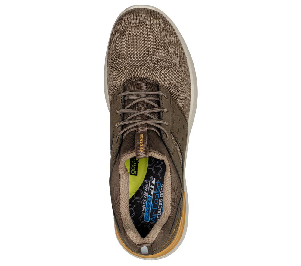 Men Skechers Lattimore - Radium Slip On Shoes Taupe Brown  USA |  0296-UMCJP
