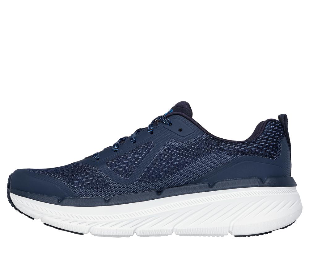 Men Skechers Max Cushioning Premier 2.0 - Vantage Lace Up Navy  USA |  2631-SCFMQ