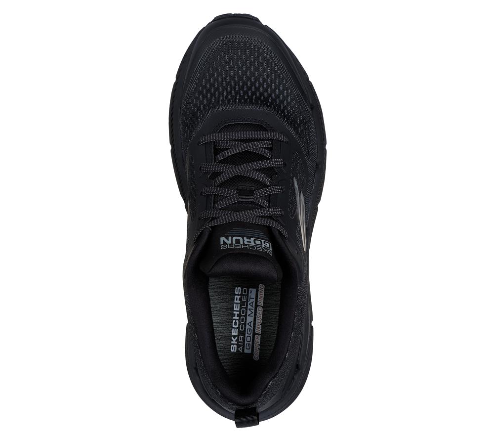 Men Skechers Max Cushioning Premier 2.0 - Vantage Lace Up Black / Charcoal  USA |  4236-EGHMB