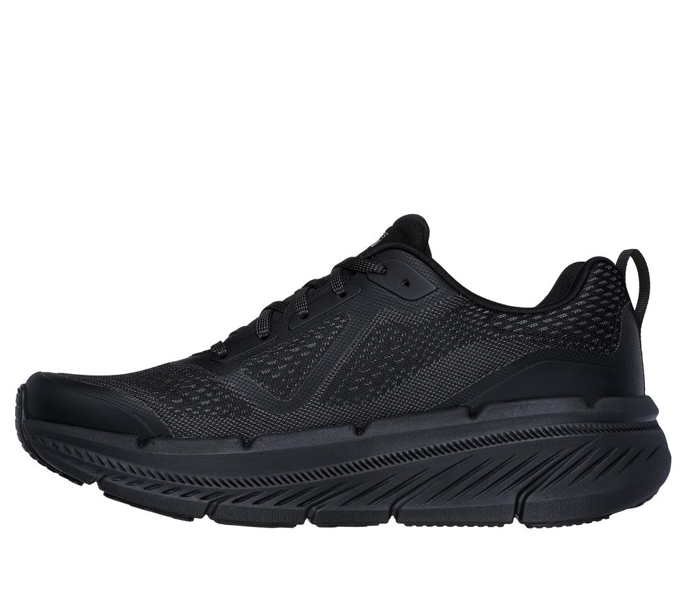 Men Skechers Max Cushioning Premier 2.0 - Vantage Lace Up Black / Charcoal  USA |  4236-EGHMB