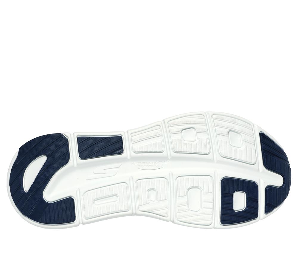 Men Skechers Max Cushioning Premier 2.0 - Lucid 2 Lace Up White / Navy  USA |  2618-FJHKZ
