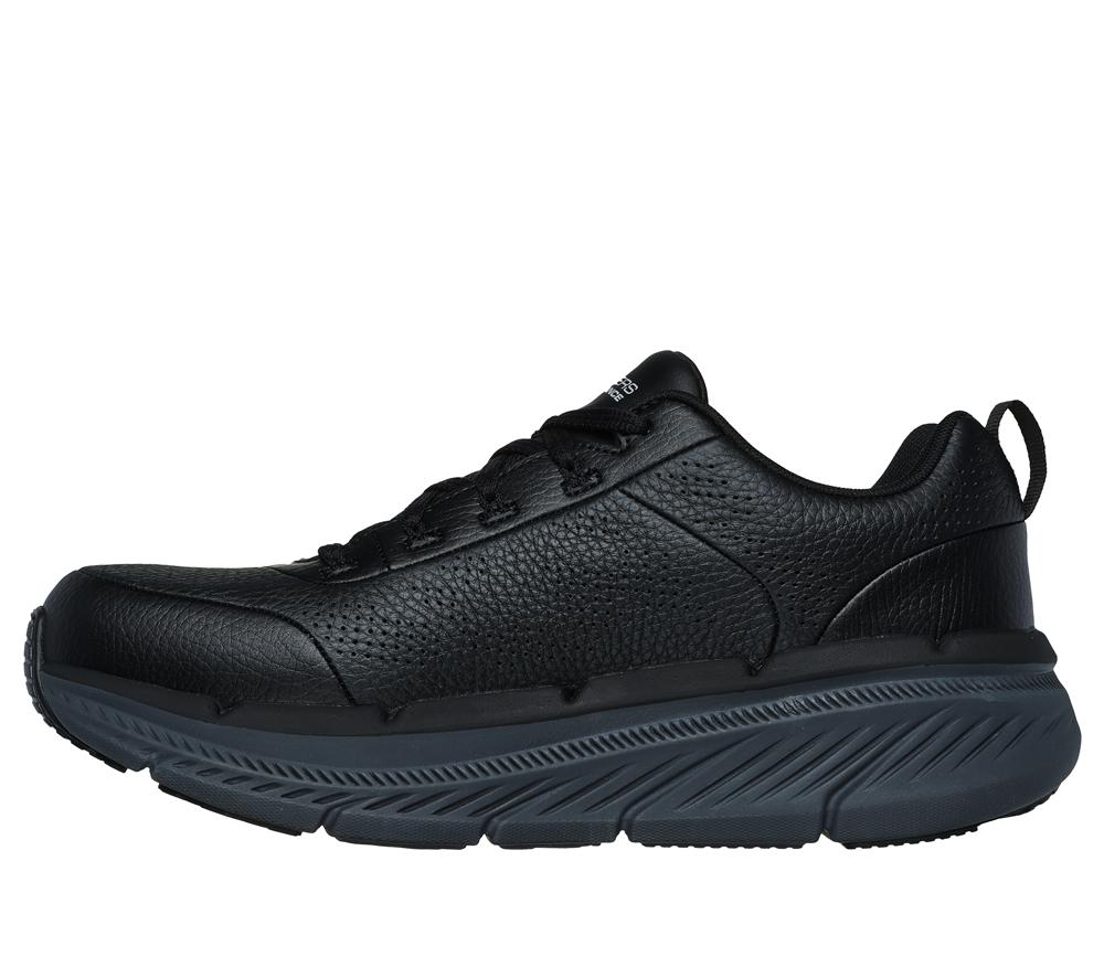 Men Skechers Max Cushioning Premier 2.0 - Lucid 2 Lace Up Black / Charcoal  USA |  0648-PQKOG