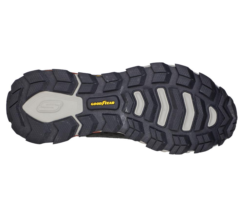 Men Skechers Max Protect Lace Up Charcoal / Multicolor  USA |  3246-DGYSV