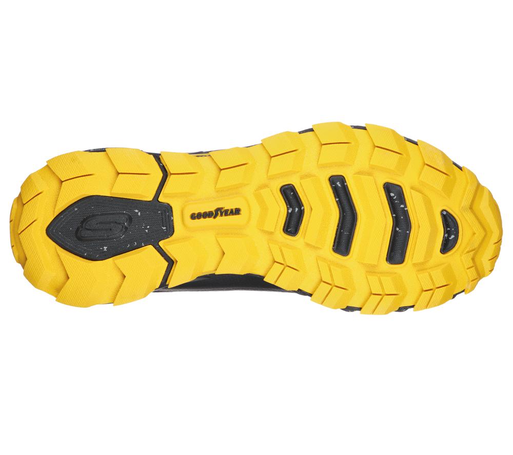 Men Skechers Max Protect - Liberated Sneakers Black / Yellow  USA |  6197-VBOXR
